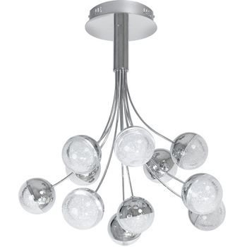 Lámpara de techo therese 1x44w led 3520lm 3000k al.61,5xd.60cm cromo