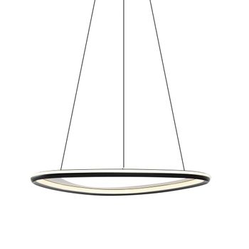 Lámpara colgante diseño negra led