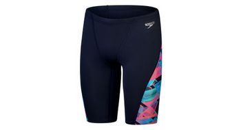 Banador speedo  p allover digital v cut  p jammer azul   rosa