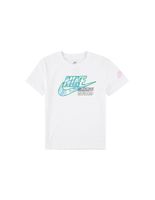 camiseta nike futura micro text nino blanco