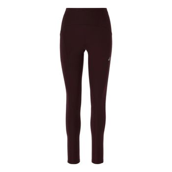 ASICS Road High Waist  Mallas para correr Mujeres - rojo oscuro