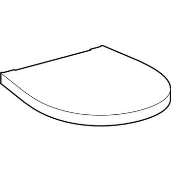 Asiento De Inodoro Geberit Ge Visit, Bisagras Acero Inoxidable, Blanco, 571150000