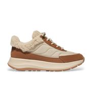 fitflop para mujer e1x-d21 zapatillas flow mix f-mode beige 37 plano 1 a 3cm cordones casual