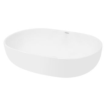 Lavabo De Baño Lavadero Ø 600 X 420 Mm Blanco Ecd Germany