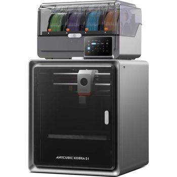 Impresora 3D Anycubic S1 COMBO V2 rápida y cerrada con multicolor ACE 2 Pro