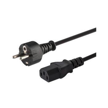 Cable alimentación Savio SAVKABELCL-138 1.8m Schuko-IEC C13 250V cobre negro