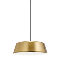 blanca - lampara colgante laton 1xe27 max 1x60w ip20 - lampara de techo con diseno moderno en aluminio - casquillo e27