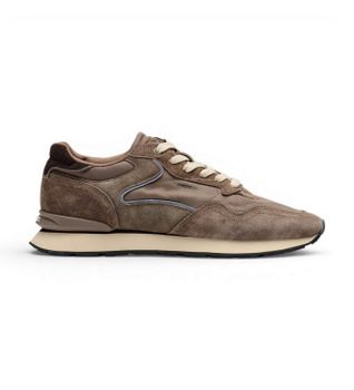 HOFF para hombre. 22602410 Zapatillas de Piel City taupe (46), Plano, Ante, Cordones, Casual