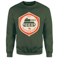 der panzerwagen sweatshirt - s - forest green