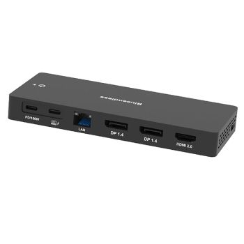 Estación de acoplamiento Blueendless HP1306 de 13 en 1 con Tipo-C con DP1.4*2 / HDMI-compatible 2.0 PD100W LAN USB-C3.2