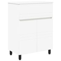 unidad de tocador de bano blanco 60 x 35 x 80 cm vidaxl