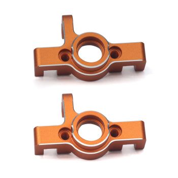2Piezas Centradas de aluminio mejoradas, brazos de dirección C, jaula de eje trasero para ZD Racing DBX09 MT09 BX09 1/9