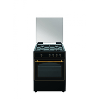 cocina de gas vitrokitchen ru6060n 4 zonas coccion negra gn