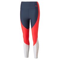 puma eversculpt logo high waist malla mujeres - azul oscuro multicolor