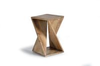 taburete de madera de mango