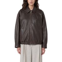 max mara cazadora de cuero wkdcose para mujer