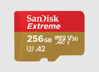 extreme microsdxc 256gbsd 190mbs