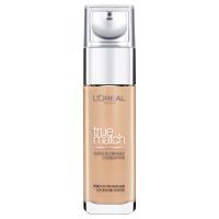 loreal paris true match liquid foundation with spf and hyaluronic acid 30ml various shades - 65w golden toffee