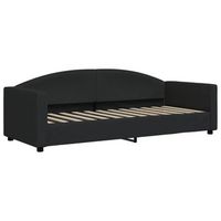 cama individual  cama para adultos  sofa cama sin colchon tela negro 80x200 cm