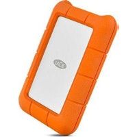 lacie rugged usb-c 1000gb naranja plata disco dur