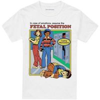 steven rhodes camiseta assume the fetal position para mujer