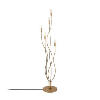 Lámpara De Pie Bonibon-13237 Oro Metal 35x35x155 Cm