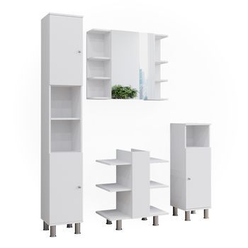 Set De Muebles De Baño Fynn 4 Partes Vicco