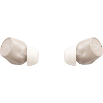 Auriculares HyperX Cirro Buds Pro inalámbricos Bluetooth con Cancelación de Ruido Activa híbrida, Micrófono y protección IPX4, color bronceado