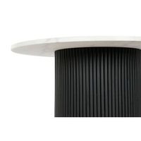 mesa centro marmol mdf 80x80x42 blanco
