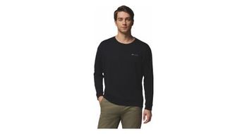 Camiseta de manga larga columbia black butte negra