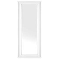 espejo de pared blanco 51 x 141 cm material sintetico estilo minimalista escandinavo lunel