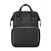 bolsa de mama siena negro  oro 2025