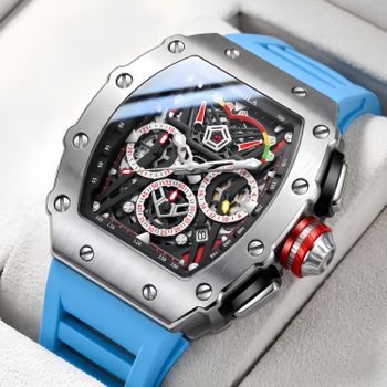 ONOLA-reloj de marca superior para hombre, de lujo, multifuncional, luminoso, resistente al agua, cronógrafo deportivo, relojes de cuarzo, 2021