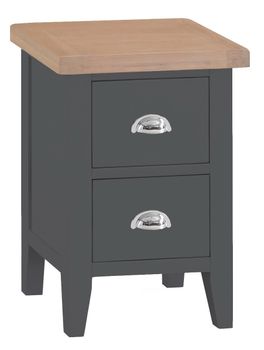 Eden Oak and Grey Small Bedside