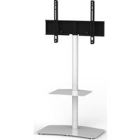 sonorous tall contemporary pl2810-wht 650 mm tv stand with bracket - white white