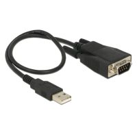 adaptador usb 20 a rs-232 delock db9 con tornillos