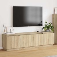 gabinete de tv 180 x 38 x 49 cm roble sonoma vidaxl