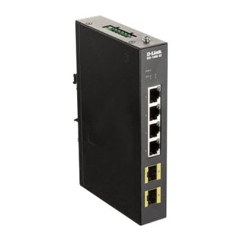 D-Link DIS-100G-06P/M Switch No Administrado 6 Puertos Gigabit PoE+ DIN Rail IP40