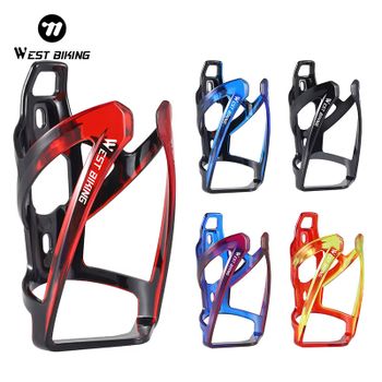 Portabidones de Bicicleta WEST BIKING con Degradado de Color, Ultraligero, para Bicicletas de Montaña y Carretera, Accesorios para Ciclismo