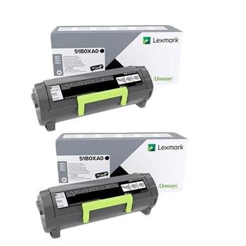 Original Multipack Lexmark MX517de Printer Toner Cartridges (2 Pack) -51B0XA0