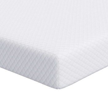 Colchón De Espuma Viscoelástica 140 X 190 Cm Thick Suave Blanco Vidaxl