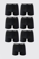 pack de 7 boxers man negro