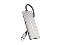 conceptronic hubbies17g 7-port usb 32 gen 2 hub 10gbps usb-c x 4 usb-a x 3 100w usb pd al