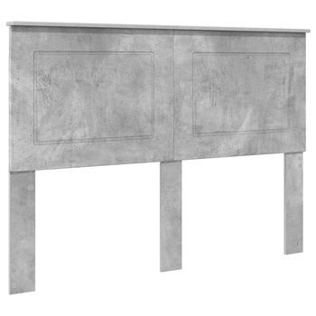 Cabecero Gris Concreto 100 Cm Madera De Ingeniería Vidaxl