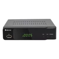 descodificador denver dvbs-206hd cable h264 mpeg negro ethernet hdmi