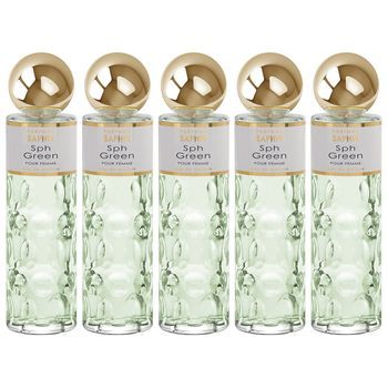 Pack De 5 Eau De Parfum Mujer Saphir Sph Green 200ml