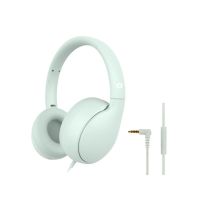 auriculares conceptronic parris04gt con cable microfono in-line plegables y verdes