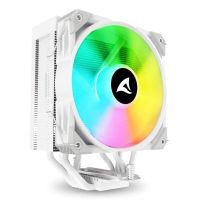 refrigeracion aire sharkoon socket lga1851 120mm a50 rgb 5 heatpipes tdp 230w efecto espejo
