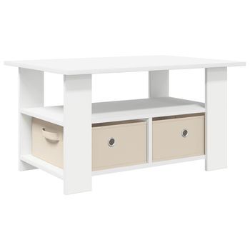 Mesa De Café 77 X 55 X 42 Cm Madera De Ingeniería Vidaxl