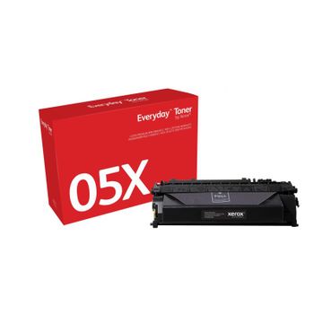 Tóner Negro Xerox Everyday Compatible HP 05X CE505X Alta Capacidad 6500 páginas